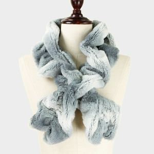 Faux fur scarf